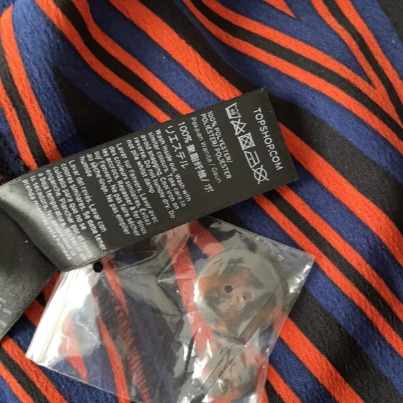 • TOPSHOP • Chevron Print Midi Dress - Picture 8 of 8